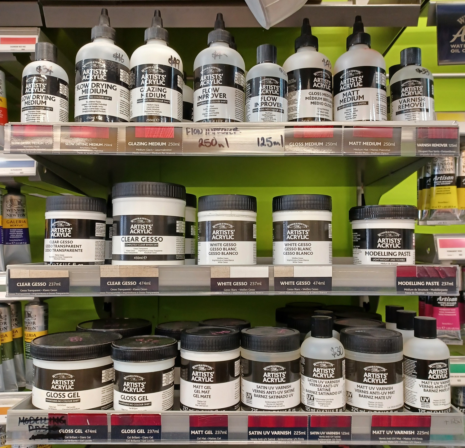 Winsor and Newton Artist Acrylic Mediums